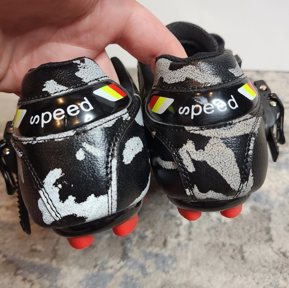 Speed Black Camo Cycling Shoes Unisex Size EU 39 New - Picture 7 of 16